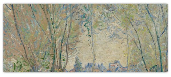 Slika - Claude Monet, Woman Seated under the Willows, reprodukcije (120x50 cm)