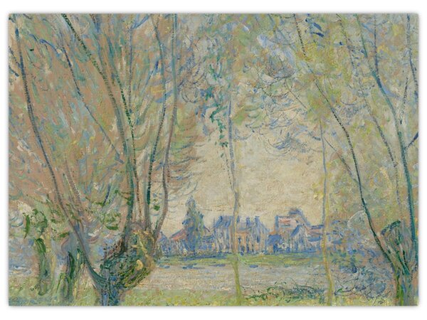 Slika - Claude Monet, Woman Seated under the Willows, reprodukcije (70x50 cm)