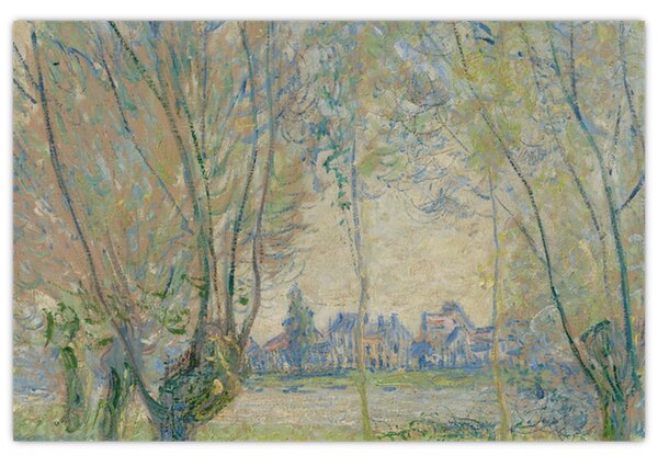 Slika - Claude Monet, Woman Seated under the Willows, reprodukcije (90x60 cm)