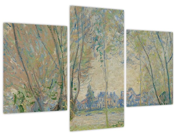 Slika - Claude Monet, Woman Seated under the Willows, reprodukcije (90x60 cm)