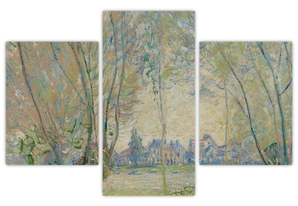 Slika - Claude Monet, Woman Seated under the Willows, reprodukcije (90x60 cm)