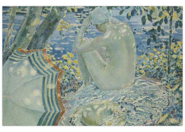 Slika - Frederick Carl Frieseke, On the Bank, reprodukcije (90x60 cm)