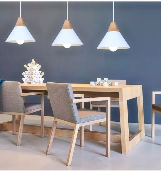 STROPNA SVJETILJKA SCANDI C Bijela