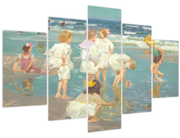 Slika - Edward Henry Potthast, A Holiday, reprodukcije (150x105 cm)