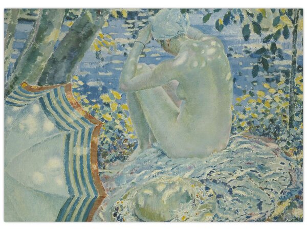 Slika - Frederick Carl Frieseke, On the Bank, reprodukcije (70x50 cm)