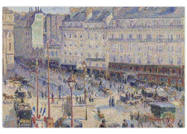 Slika - Camille Pissarro, The Place du Havre, reprodukcije (90x60 cm)