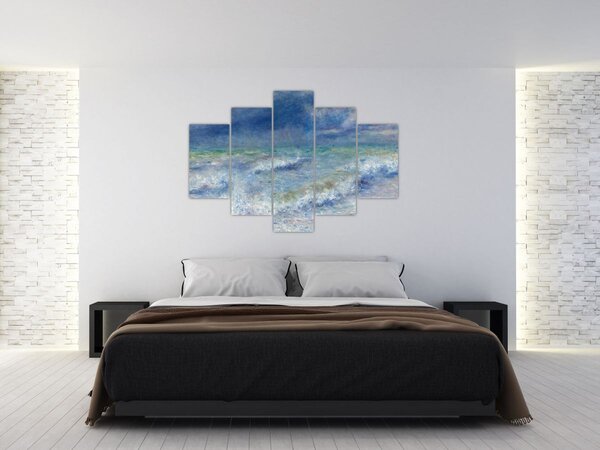 Slika - Pierre-Auguste Renoir, Seascape, reprodukcije (150x105 cm)