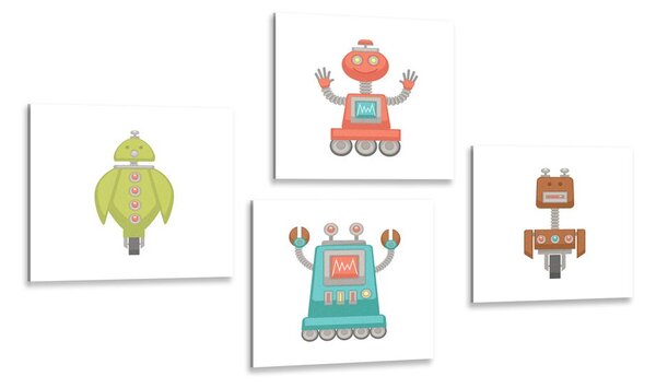 Set slika ekipa robota
