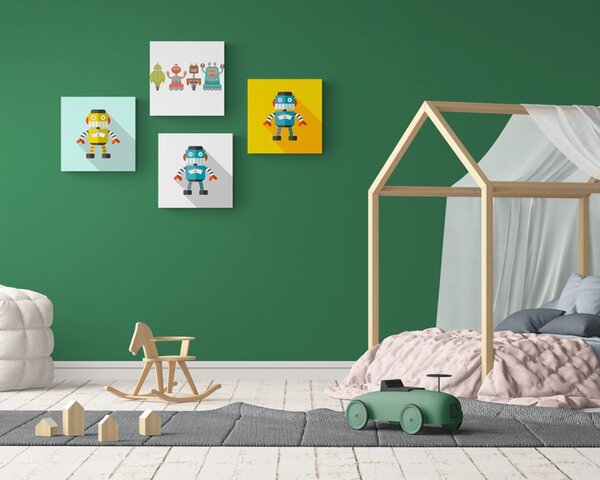 Set slika za male ljubitelje robota