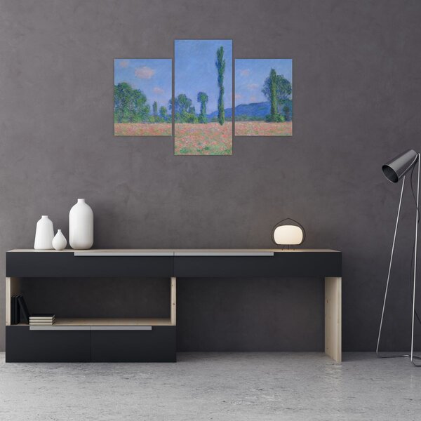 Slika - Claude Monet, Poppy Field (Giverny), reprodukcije (90x60 cm)