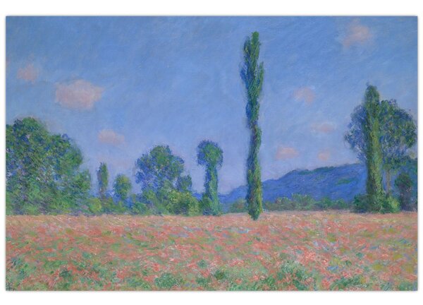 Slika - Claude Monet, Poppy Field (Giverny), reprodukcije (90x60 cm)