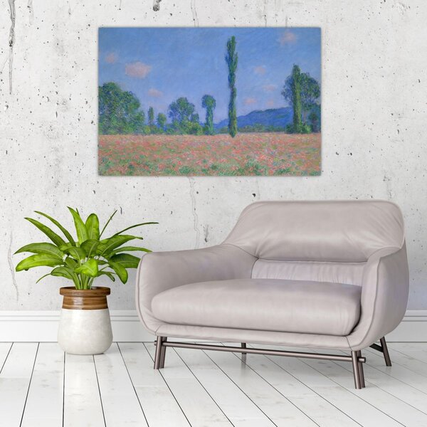 Slika - Claude Monet, Poppy Field (Giverny), reprodukcije (90x60 cm)