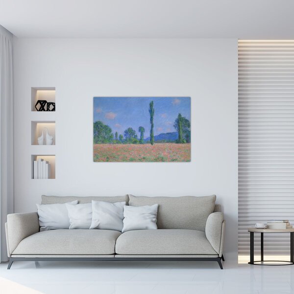 Slika - Claude Monet, Poppy Field (Giverny), reprodukcije (90x60 cm)