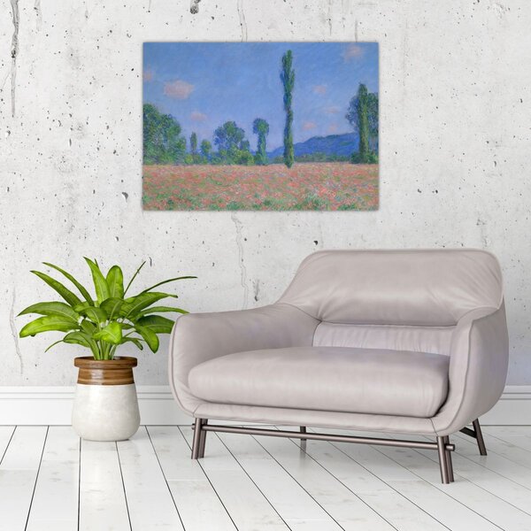 Slika - Claude Monet, Poppy Field (Giverny), reprodukcije (70x50 cm)