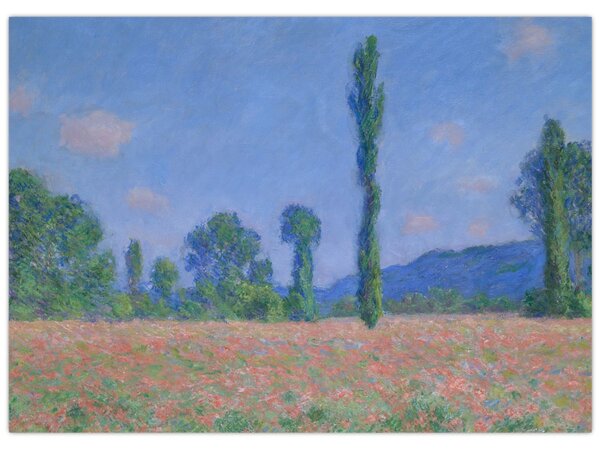 Slika - Claude Monet, Poppy Field (Giverny), reprodukcije (70x50 cm)
