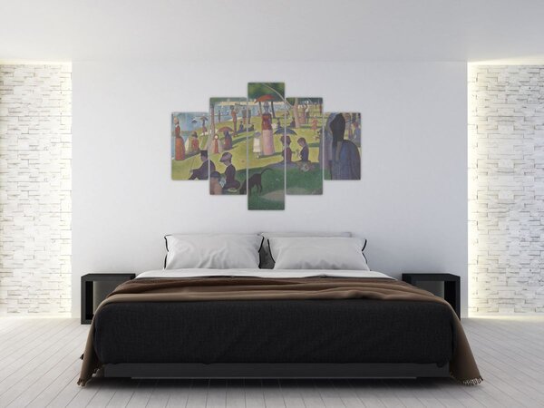 Slika - Georges Seurat, A Sunday on La Grande Jatte, reprodukcije (150x105 cm)