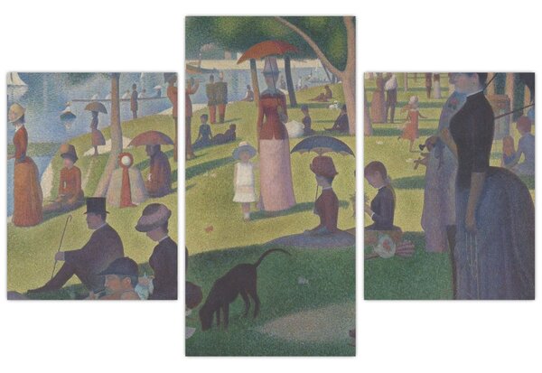 Slika - Georges Seurat, A Sunday on La Grande Jatte, reprodukcije (90x60 cm)