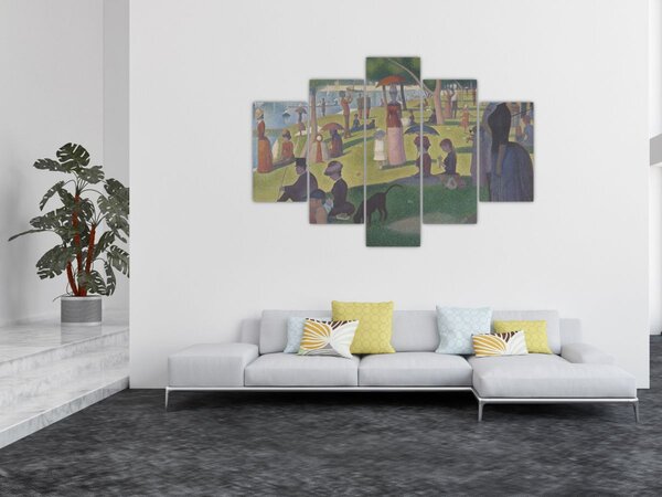Slika - Georges Seurat, A Sunday on La Grande Jatte, reprodukcije (150x105 cm)