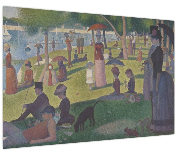 Slika - Georges Seurat, A Sunday on La Grande Jatte, reprodukcije (90x60 cm)