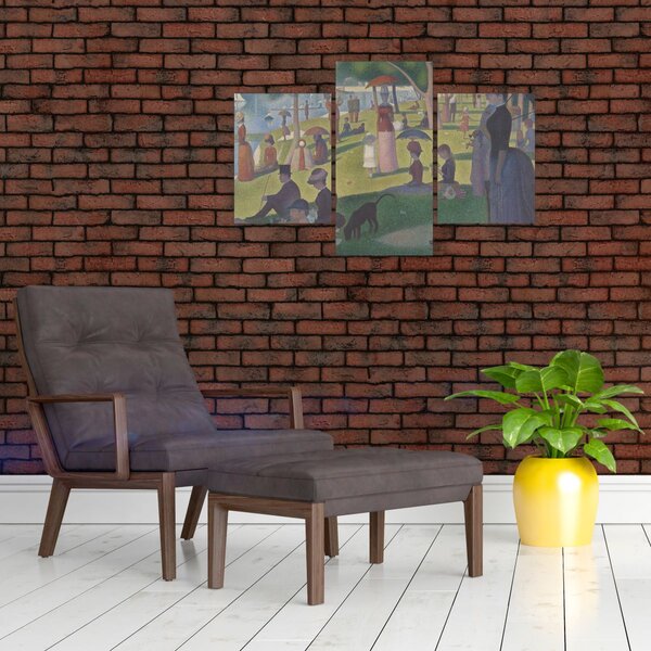 Slika - Georges Seurat, A Sunday on La Grande Jatte, reprodukcije (90x60 cm)
