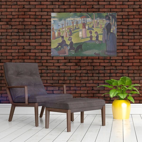 Slika - Georges Seurat, A Sunday on La Grande Jatte, reprodukcije (90x60 cm)