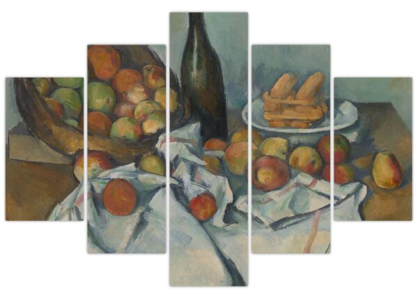 Slika - Paul Cezanne, The Basket of Apples, reprodukcije (150x105 cm)