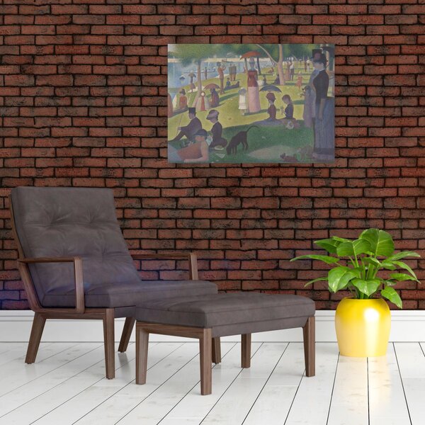 Slika - Georges Seurat, A Sunday on La Grande Jatte, reprodukcije (70x50 cm)
