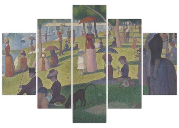 Slika - Georges Seurat, A Sunday on La Grande Jatte, reprodukcije (150x105 cm)