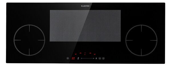 Klarstein Delicatessa 90 Slim, ugrađena ploča za kuhanje, indukcijska, 4 zone, 7000 W, odvojena