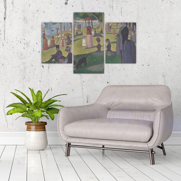 Slika - Georges Seurat, A Sunday on La Grande Jatte, reprodukcije (90x60 cm)