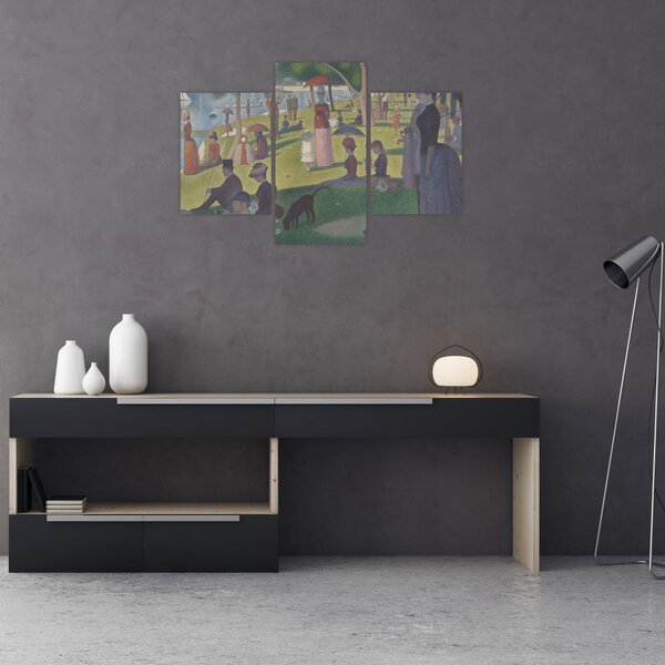 Slika - Georges Seurat, A Sunday on La Grande Jatte, reprodukcije (90x60 cm)