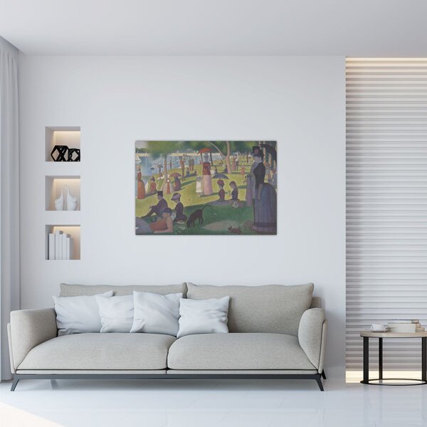Slika - Georges Seurat, A Sunday on La Grande Jatte, reprodukcije (90x60 cm)