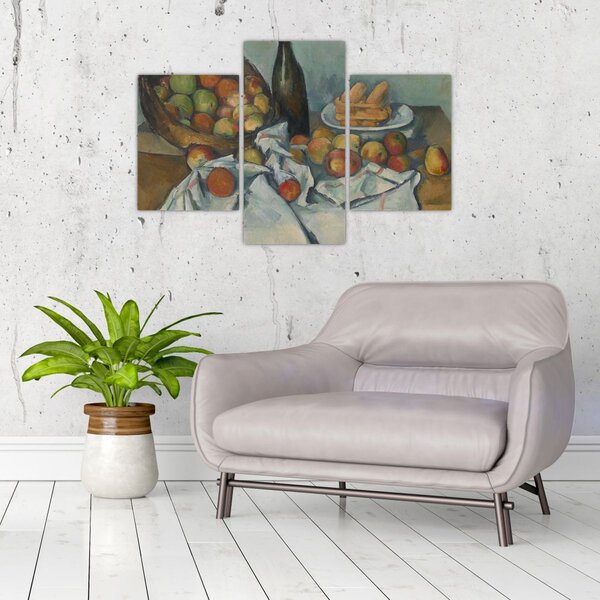 Slika - Paul Cezanne, The Basket of Apples, reprodukcije (90x60 cm)