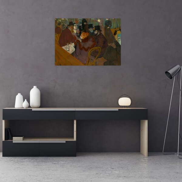 Slika - Henri de Toulouse-Lautrec, At the Moulin Rouge, reprodukcije (70x50 cm)