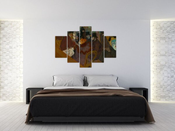 Slika - Henri de Toulouse-Lautrec, At the Moulin Rouge, reprodukcije (150x105 cm)