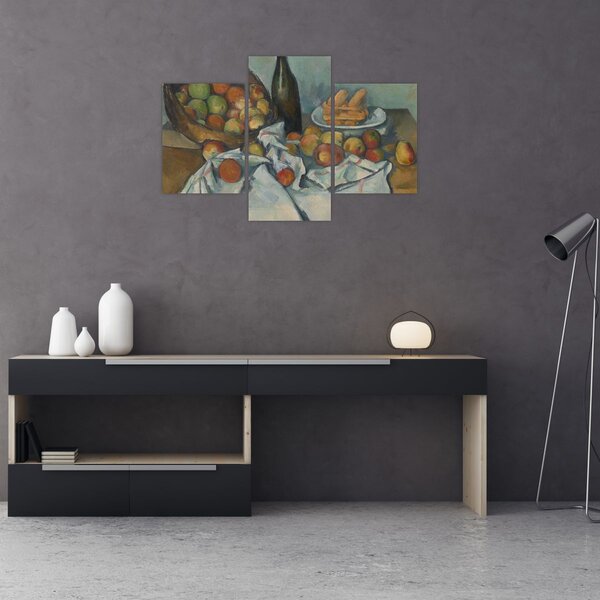 Slika - Paul Cezanne, The Basket of Apples, reprodukcije (90x60 cm)