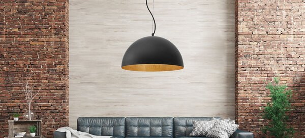 Viseća stropna svjetiljka Crna 50cm APP379-1CP