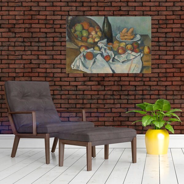 Slika - Paul Cezanne, The Basket of Apples, reprodukcije (90x60 cm)