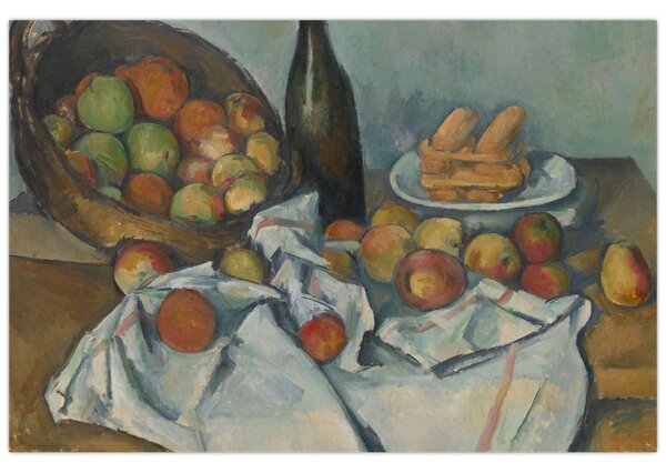 Slika - Paul Cezanne, The Basket of Apples, reprodukcije (90x60 cm)