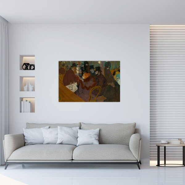 Slika - Henri de Toulouse-Lautrec, At the Moulin Rouge, reprodukcije (90x60 cm)