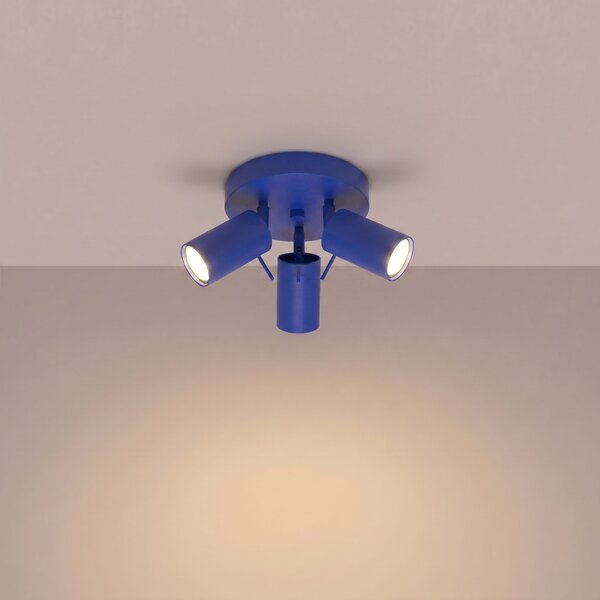 Stropna svjetiljka RING 3P ultramarine plava