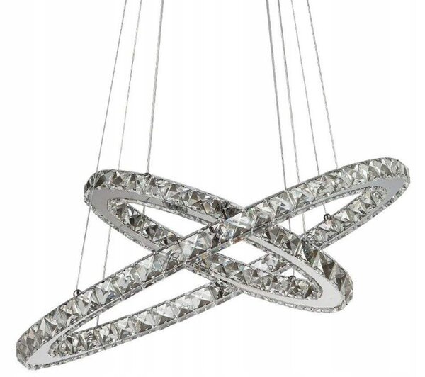 Kistalna stropna lampa krug 50+30cm pilot APP418-CP