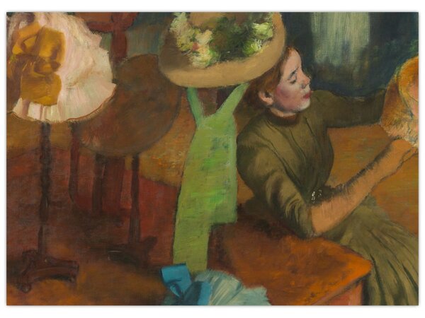 Slika - Edgar Degas, The Millinery Shop, reprodukcije (70x50 cm)