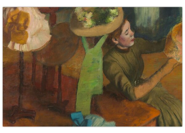 Slika - Edgar Degas, The Millinery Shop, reprodukcije (90x60 cm)