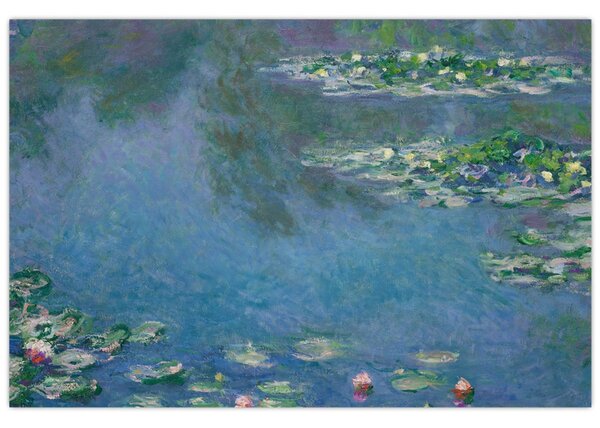 Slika - Claude Monet, Water Lilies, reprodukcije (90x60 cm)
