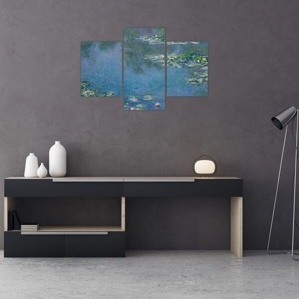 Slika - Claude Monet, Water Lilies, reprodukcije (90x60 cm)