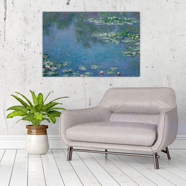 Slika - Claude Monet, Water Lilies, reprodukcije (90x60 cm)
