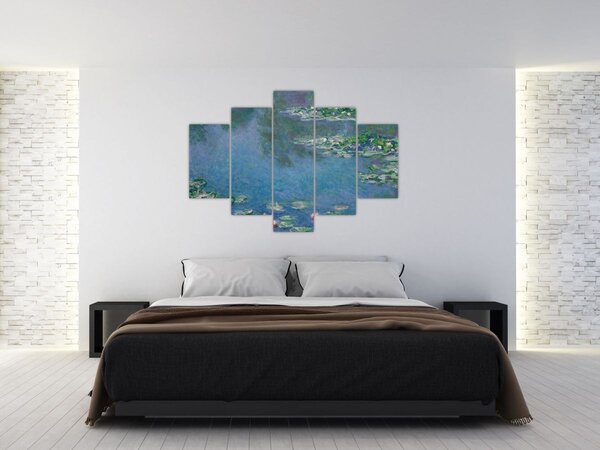 Slika - Claude Monet, Water Lilies, reprodukcije (150x105 cm)