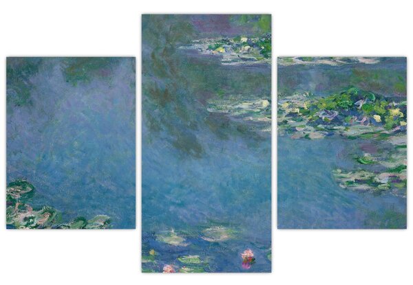 Slika - Claude Monet, Water Lilies, reprodukcije (90x60 cm)