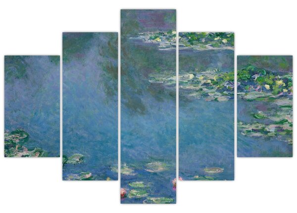 Slika - Claude Monet, Water Lilies, reprodukcije (150x105 cm)